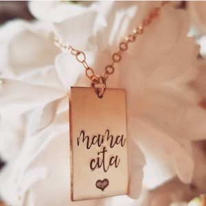 “Mamacita” Gold Filled Charm Necklace